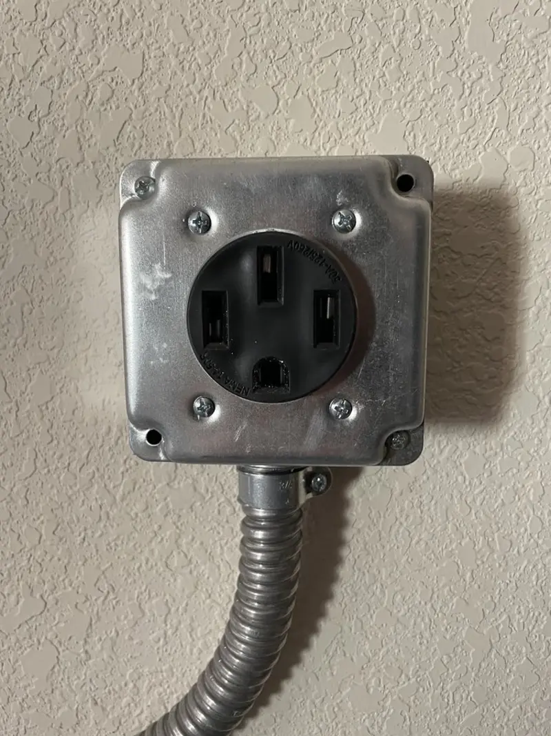 NEMA 14-50 outlet installed for Electrical Panel Upgrade in Sun City Center